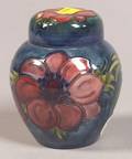 Small Moorcroft Earthenware Covered Jar