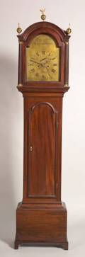 George III Mahogany Tall Case Clock