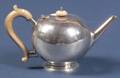 George V Silver Bullet Shaped Teapot