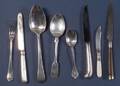 Assembled Set of English Silver Flatware