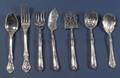 Group of American and Continental Flatware