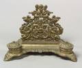 Rococo Revival Brass Standish