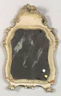 Italian Rococostyle Painted Dressing Mirror