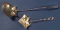 Two American Aesthetic Movement Sterling Serving Spoons