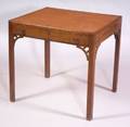 George III Style Mahogany and Leathertop Table