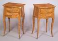Pair of Louis XVXVI Style Two Drawer Side Tables