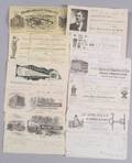 Group of Assorted Late 19thEarly 20th Century Billheads Letterheads Receipts