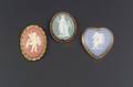 Three Wedgwood Jasperware Brooches