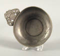 New York pewter porringer