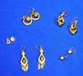 Five Pairs of Victorian Dangle Earrings