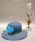 Brian Brenno Studio Glass Hat and a Robert Mickelson Studio Glass Vessel