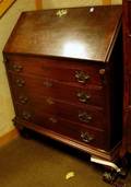 Chippendalestyle Mahogany Slantlid Desk