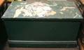 Green Painted Pine Dovetailconstructed Blanket Chest