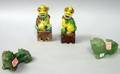 Two Pairs of Chinese Foo Dog Figures
