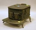 Toy Little Stove Works Black Painted Cast Iron Wood Kitchen Stove