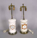 Pair of apothecary table lamps