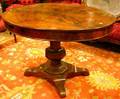 Empire Mahogany and Mahogany Veneer Center Table