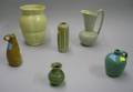 Six Pieces of Modern Glazed Art Pottery