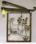 Wrought Iron Leaping Stag Tavern Sign