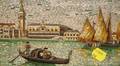 Framed Italian Micromosaic Panel Depicting St Marks at Venice