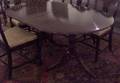 Regencystyle Mahogany DoublePedestal Dining Table