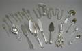 Approximately Twentythree Sterling Silver Flatware Serving Articles