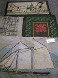 Four Assorted Hooked Rugs