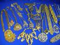 Lot of Goldtone and Silvertone Pendant Necklaces and Chains