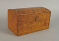 New England painted pine dome lid box ca 1820