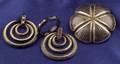 Group of Antique Tortoiseshell Pique Jewelry Items