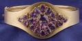 Antique 14kt Gold and Amethyst Bracelet