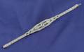 Art Deco Platinum Emerald and Diamond Bracelet