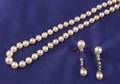 Art Deco Pearl and Diamond Necklace