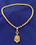 Etruscan Revival 18kt Gold Pendant Necklace