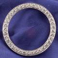Art Deco Platinum and Diamond Circle Pin