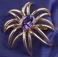 18kt Gold and Tanzanite Fireworks Brooch Tiffany  Co