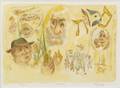 Chaim Gross American 19041991 Lot of Four Images from THE JEWISH HOLIDAYS
