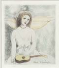 Marie Laurencin French 18831956 Jeune Fille a la Guitare