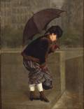 Paul Desire Trouillebert French 18291900 The Rain Puddle