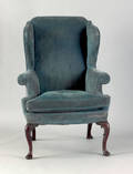 George II mahogany easy chair ca 1740