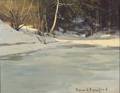 David Bareford American 20th Century Winter Reverie Annisquam