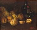 August Laux American 18531921 Still Life with Peaches