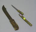 Japanese Mixed Metal Letter Opener and Knife