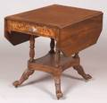 Classical Mahogany Carved and Mahogany Veneer Table