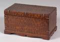 Small Heavily Grained Wooden Box