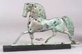 Molded Copper and Zinc Blackhawk Running Horse Weathervane