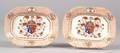 Pair of Small Chinese Export Porcelain Armorial Platters