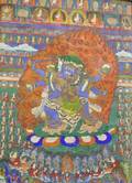 Indian Painted Canvas Thangka