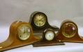 Four Tambour Mantel Clocks