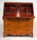 Chippendale Cherry Slantlid Desk